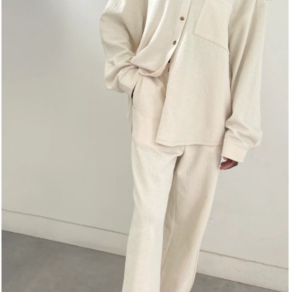 Oak + Fort Elastic Waist Pant